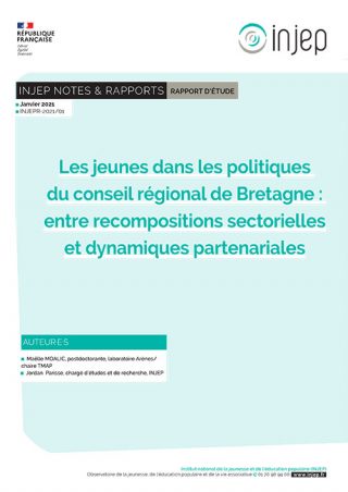 Les jeunes dans les politiques du conseil régional de Bretagne : entre recompositions sectorielles et dynamiques partenariales