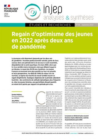 Regain d’optimisme des jeunes en 2022 après deux ans de pandémie