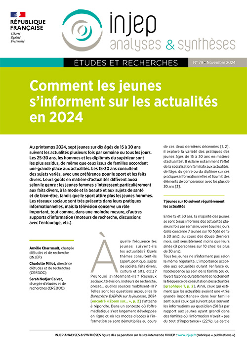 Comment les jeunes s’informent sur les actualités en 2024