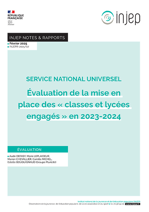 Évaluation de la mise en place des « classes et lycées engagés » en 2023-2024