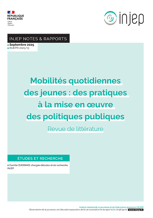 Mobilités quotidiennes des jeunes : des pratiques à la mise en œuvre des politiques publiques