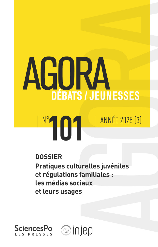 Pratiques culturelles juvéniles et régulations familiales : les médias sociaux et leurs usages